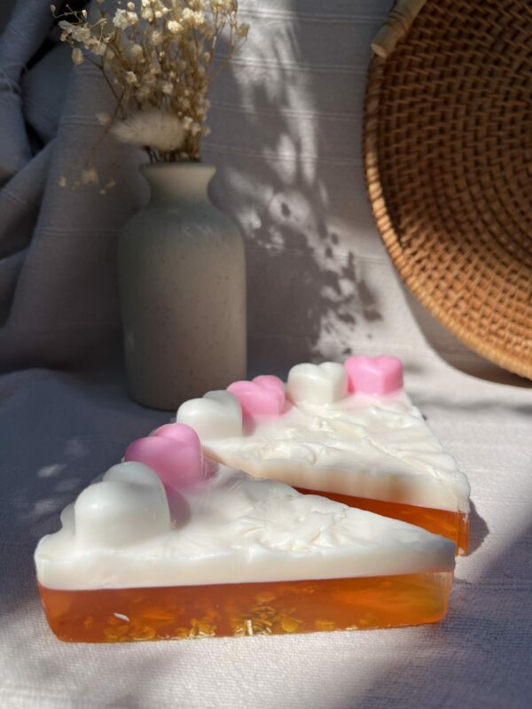 Part de tarte savon crème de coco – Image 2