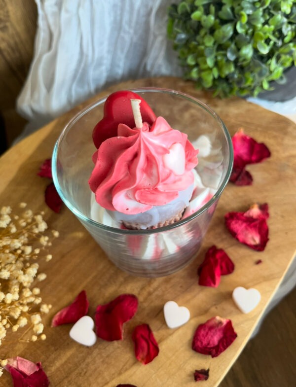 Bougie gourmande cupcake d'amour – Image 2