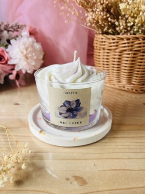Bougie gourmande Violette