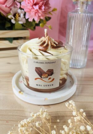 Bougie gourmande caramel fondant