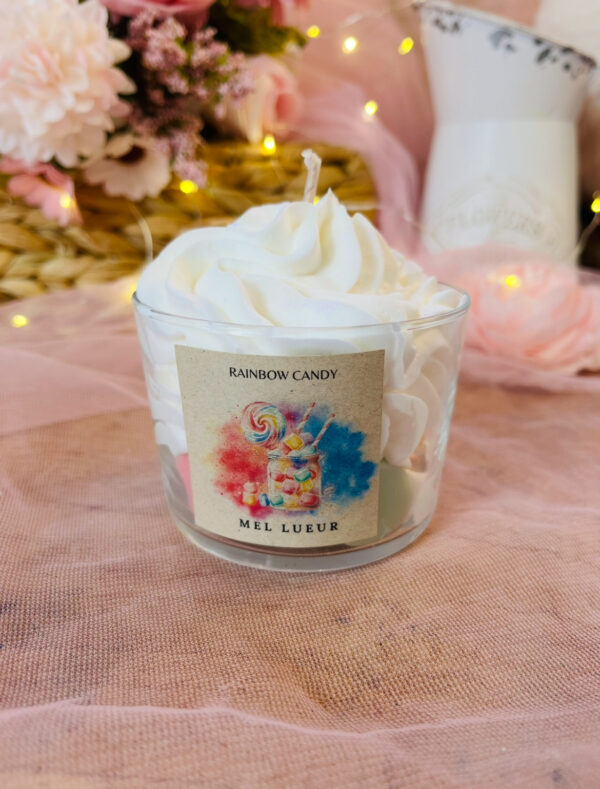 Bougie gourmande Rainbow candy