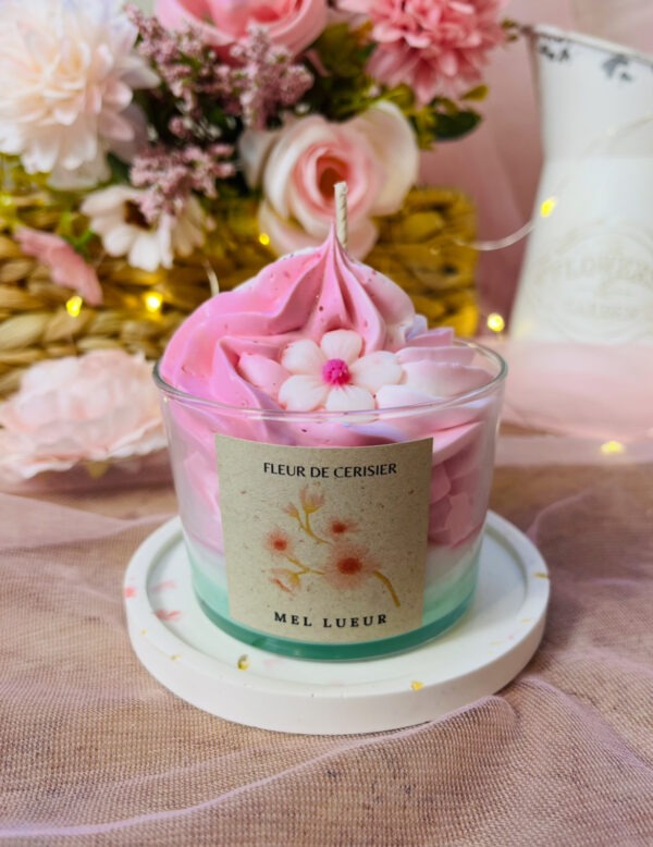 Bougie gourmande fleur de cerisier