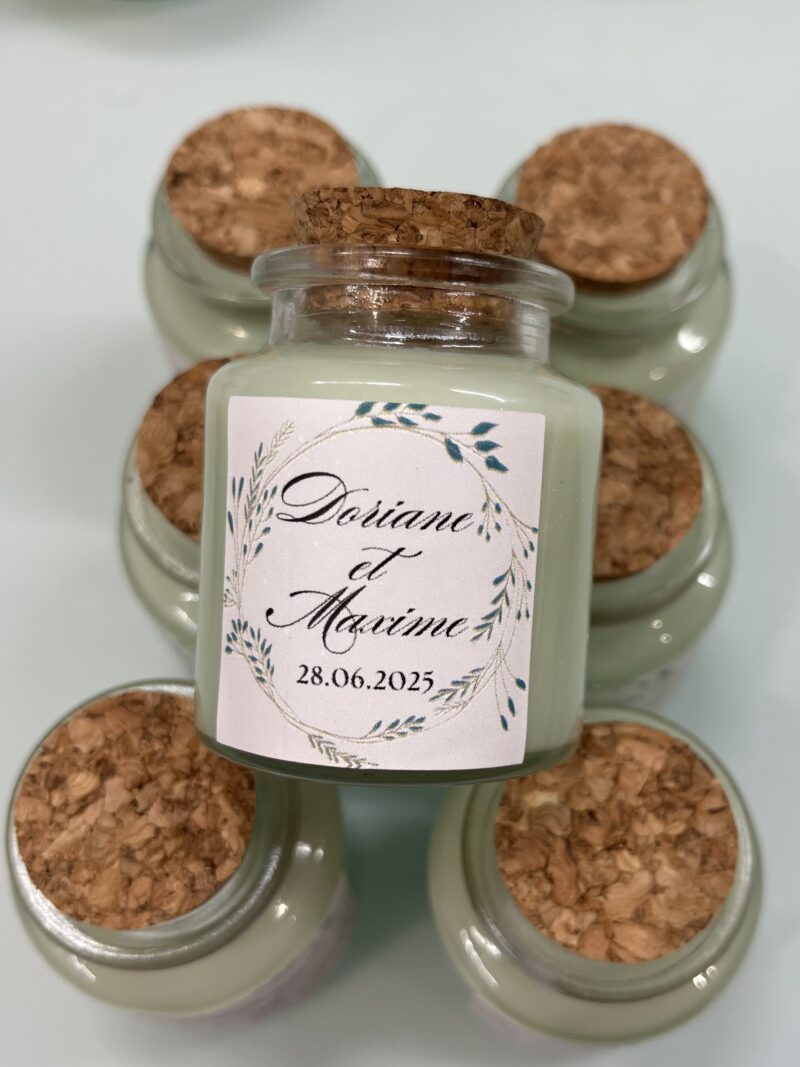 Mini bougies personnalisées