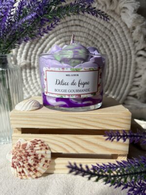 Bougie gourmande figue