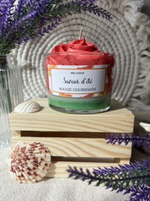 Bougie gourmande saveur d'été