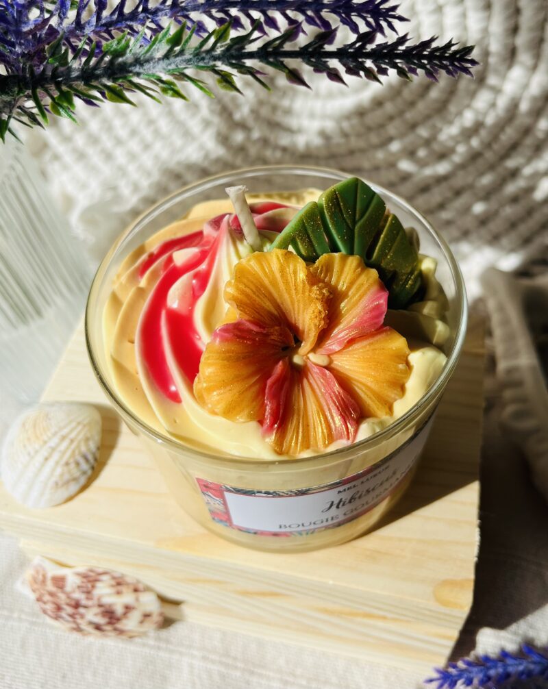 Bougie gourmande hibiscus – Image 2