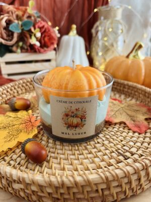 Bougie gourmande crème de citrouille