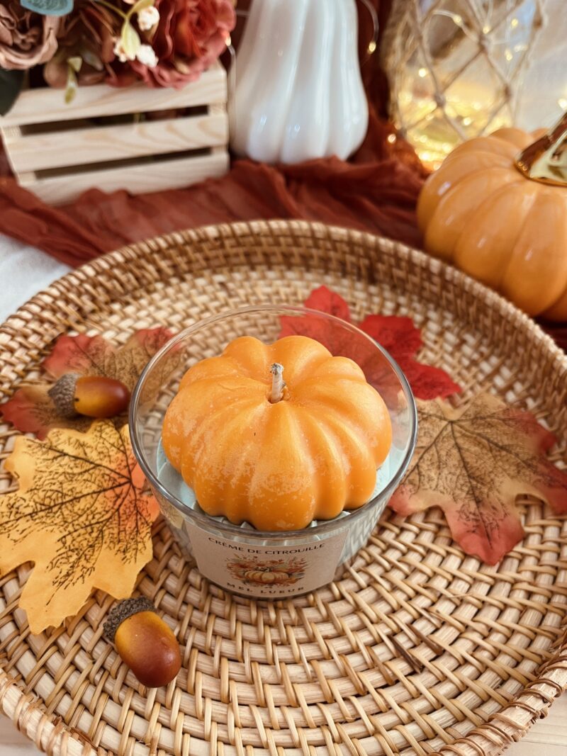 Bougie gourmande crème de citrouille – Image 2