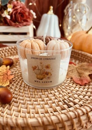 Bougie gourmande jardin d'automne