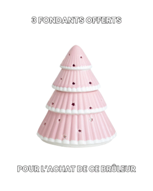 Brûleur sapin rose