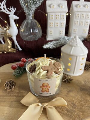 Bougie gourmande petit biscuit