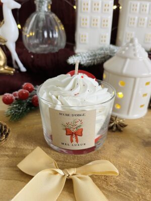 Bougie gourmande sucre d'orge