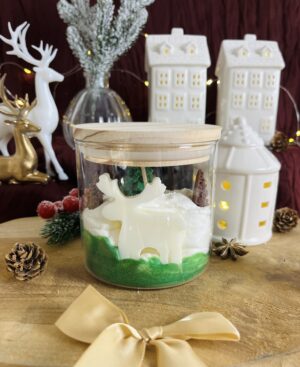 Bougie gourmande Paysage d'hiver