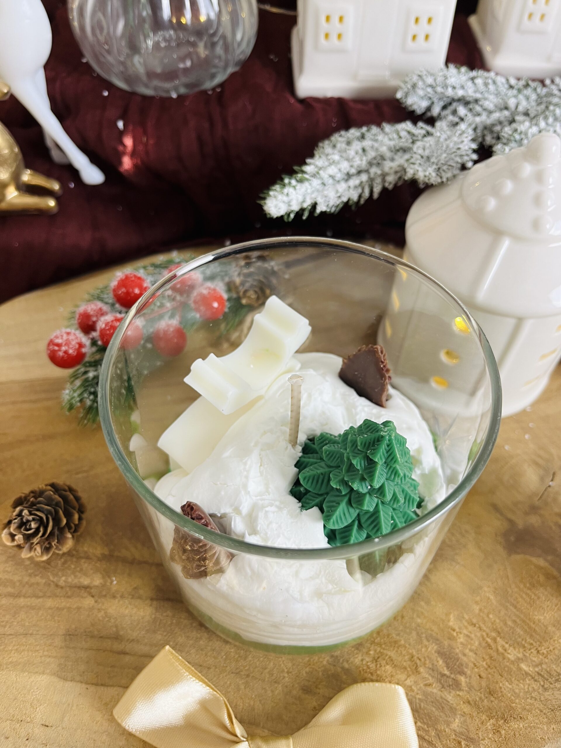 Bougie gourmande Paysage d'hiver – Image 2