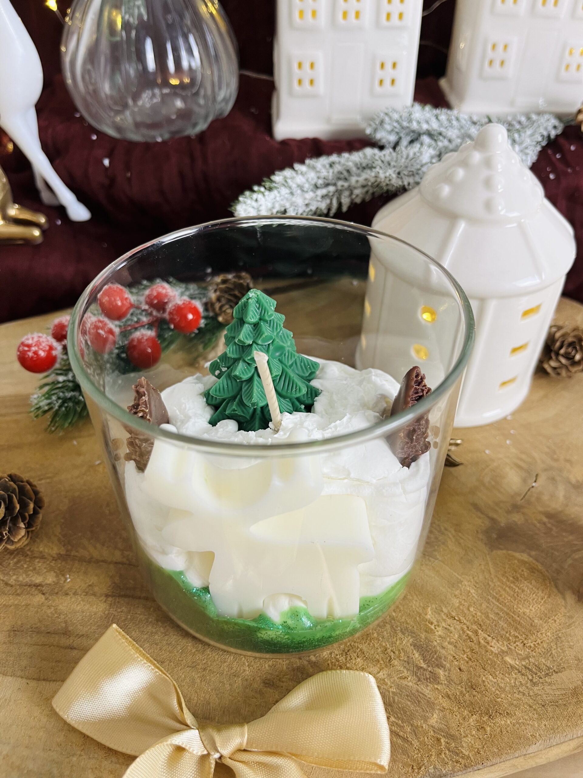 Bougie gourmande Paysage d'hiver – Image 3