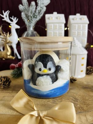 Bougie gourmande sur la banquise