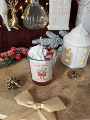 Mini bougie gourmande sucre d'orge