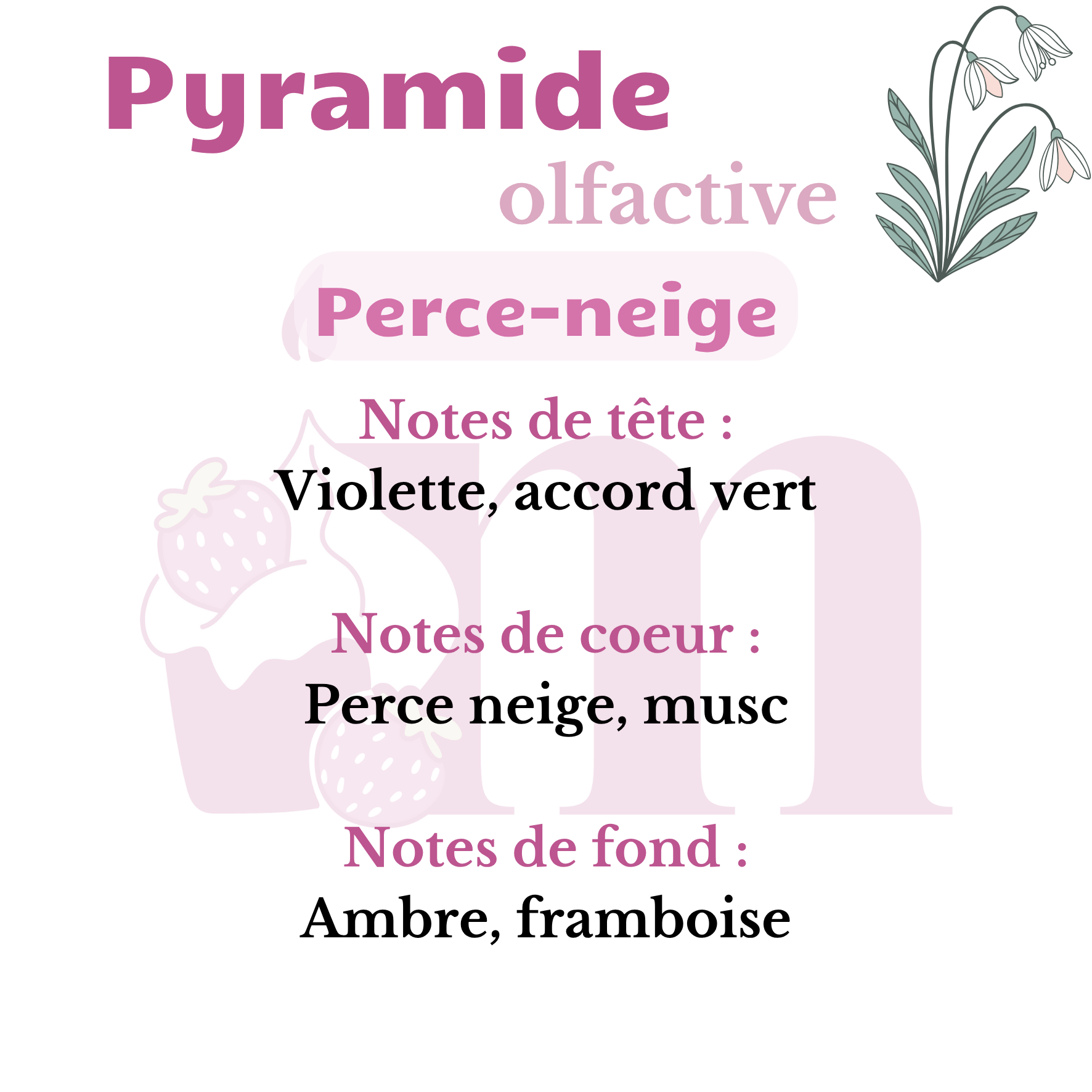 Bougie gourmande flocons sucrés – Image 3