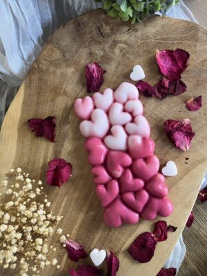 Tablette fondante coeur