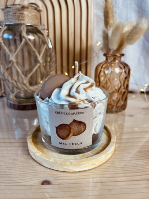 Bougie gourmande Crème de marron      