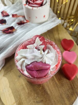 Bougie gourmande tendre baiser