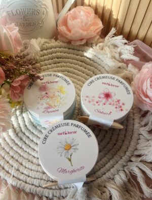 Cire crémeuse parfumée collection printemps