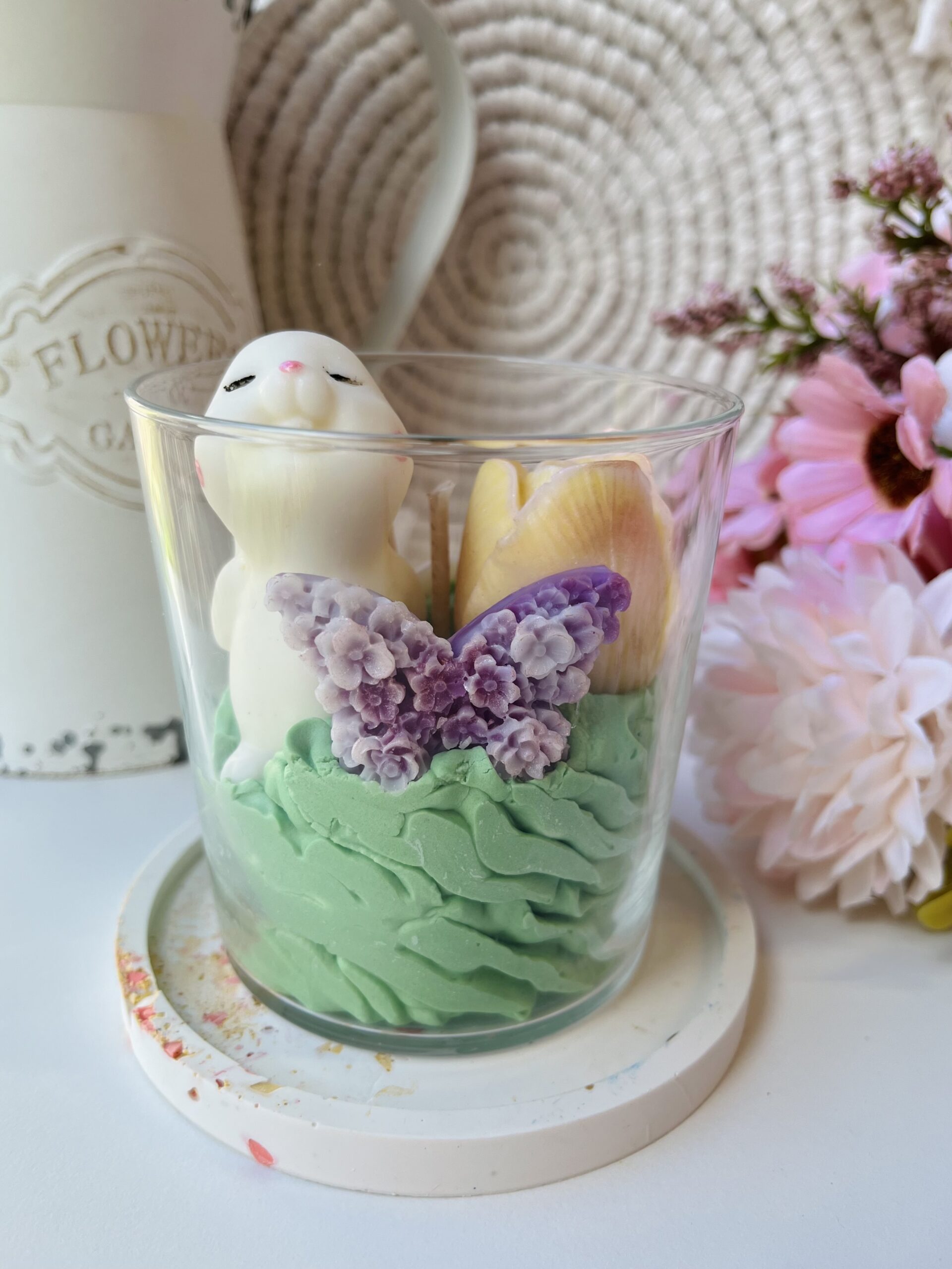 Bougie gourmande Lapin blanc