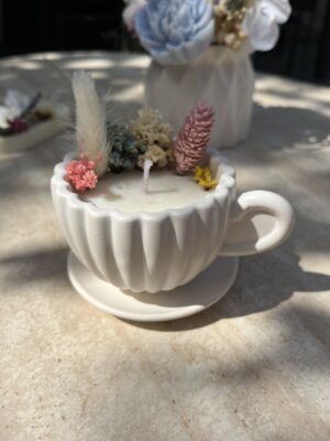 Tasse fleurie - collection Bridgerton