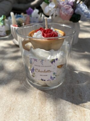 Bougie gourmande La reine Charlotte -collection Bridgerton