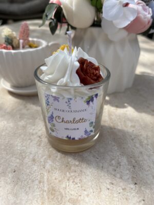 Mini bougie gourmande La reine Charlotte -collection Bridgerton