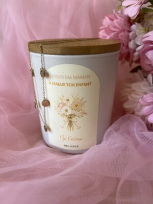 Bougie bijou artisanale