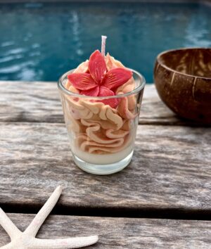 Mini bougie gourmande Rose des tropiques