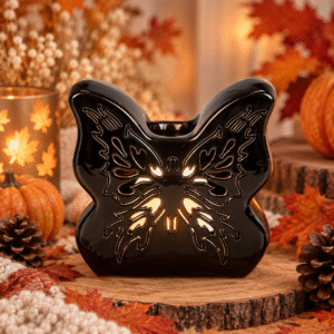 Brûle parfum papillon noir