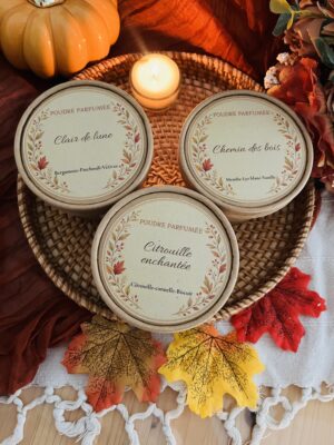 Poudre parfumée - collection automne