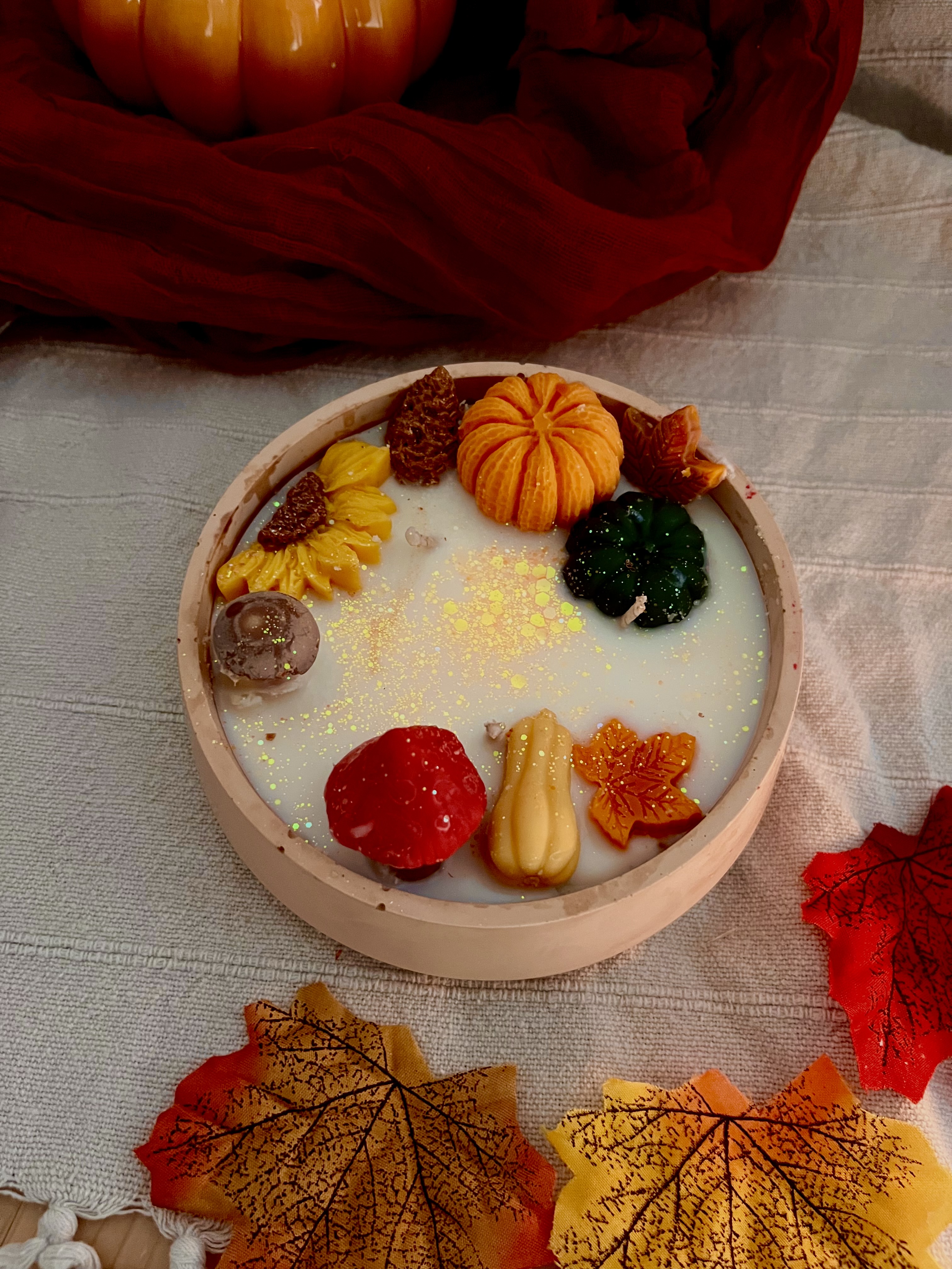 Bougie xl d'automne