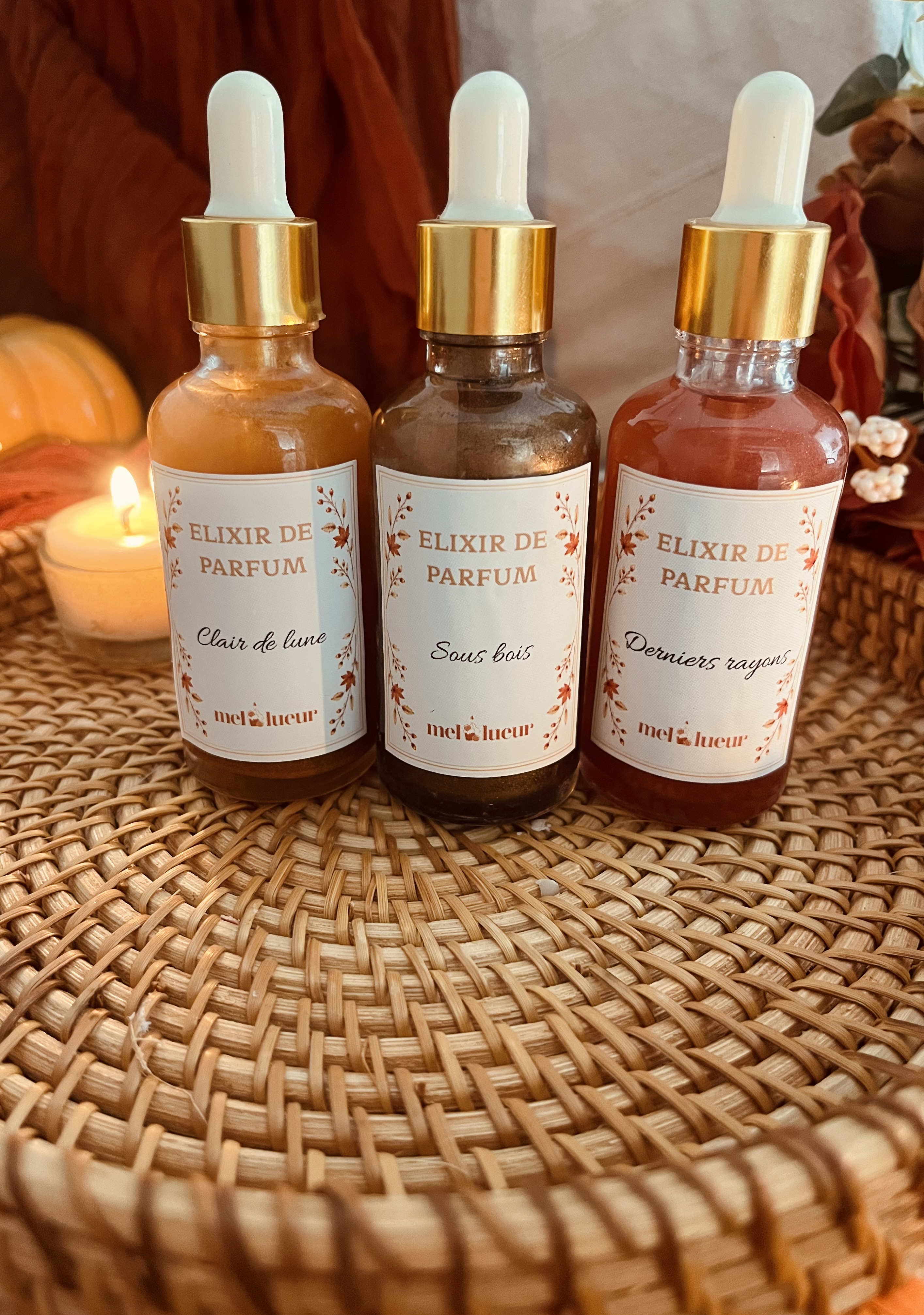 Elixir de parfum -collection automne